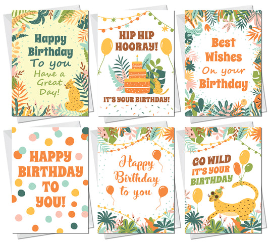 Birthday Card Pack of 12 Happy Birthday Cards For Girls Women
