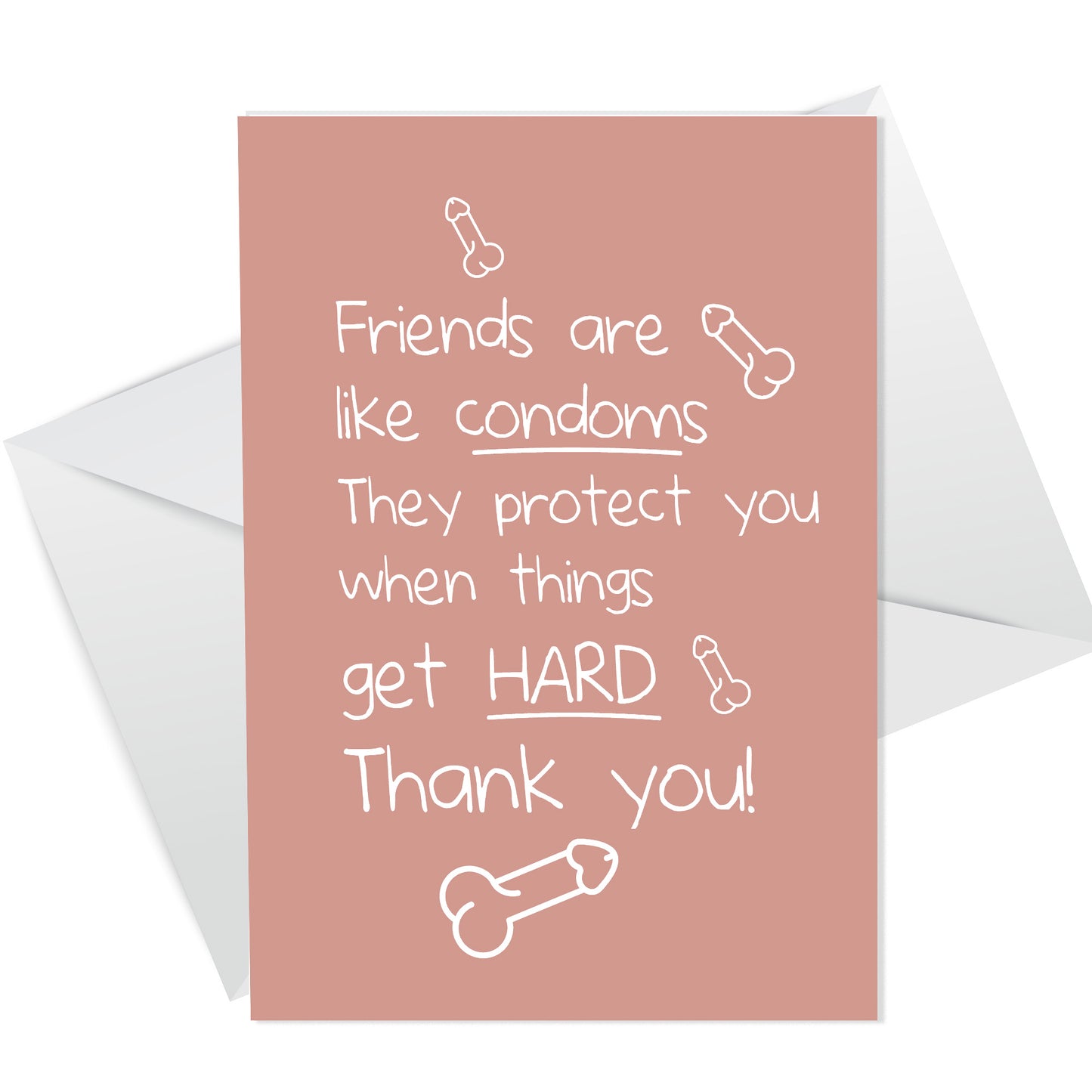 Birthday Card For Best Friend Funny Humour Card Novelty Card