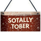 Bar And Pub Signs Novelty SOTALLY TOBER Hanging Man Cave