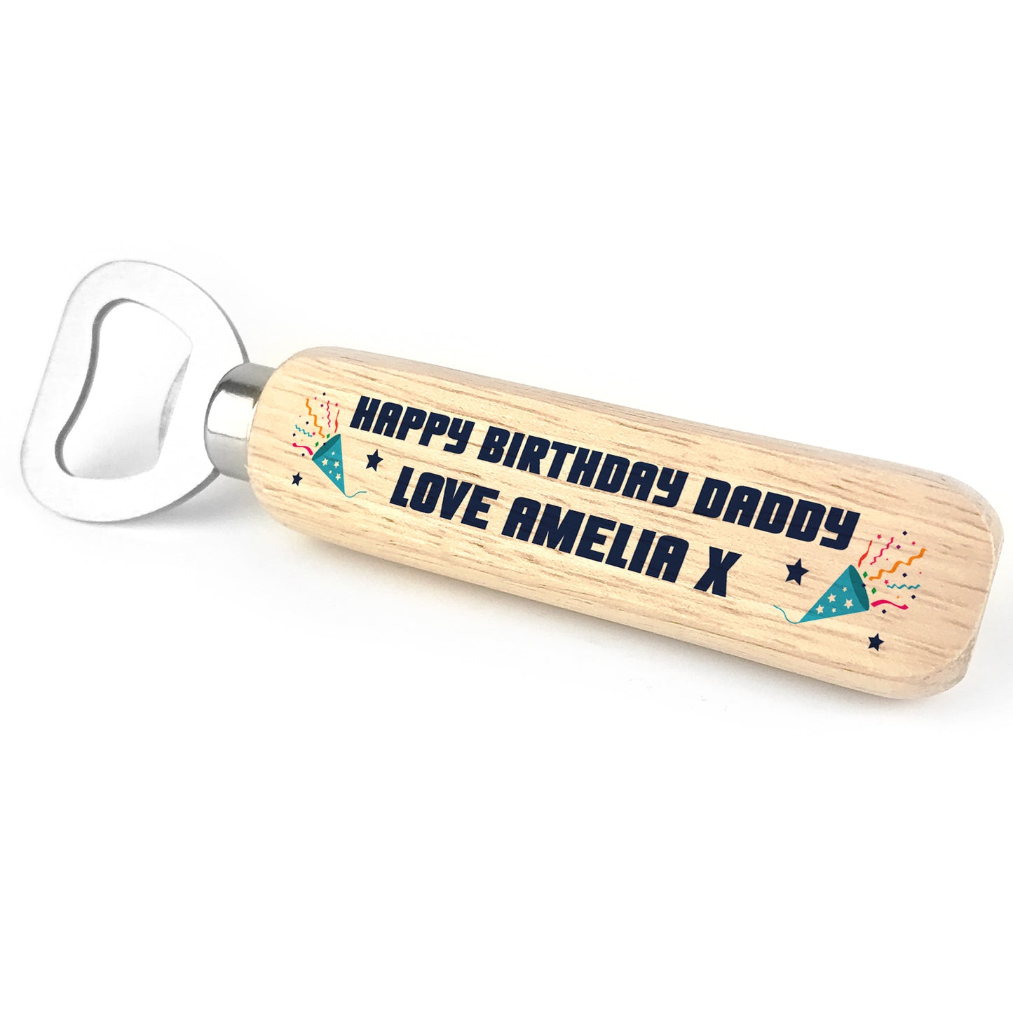 Birthday Gift For Daddy Wooden Bottle Opener Daddy Gift