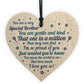Brother Sister Birthday Gift Wooden Heart Brother Christmas Card