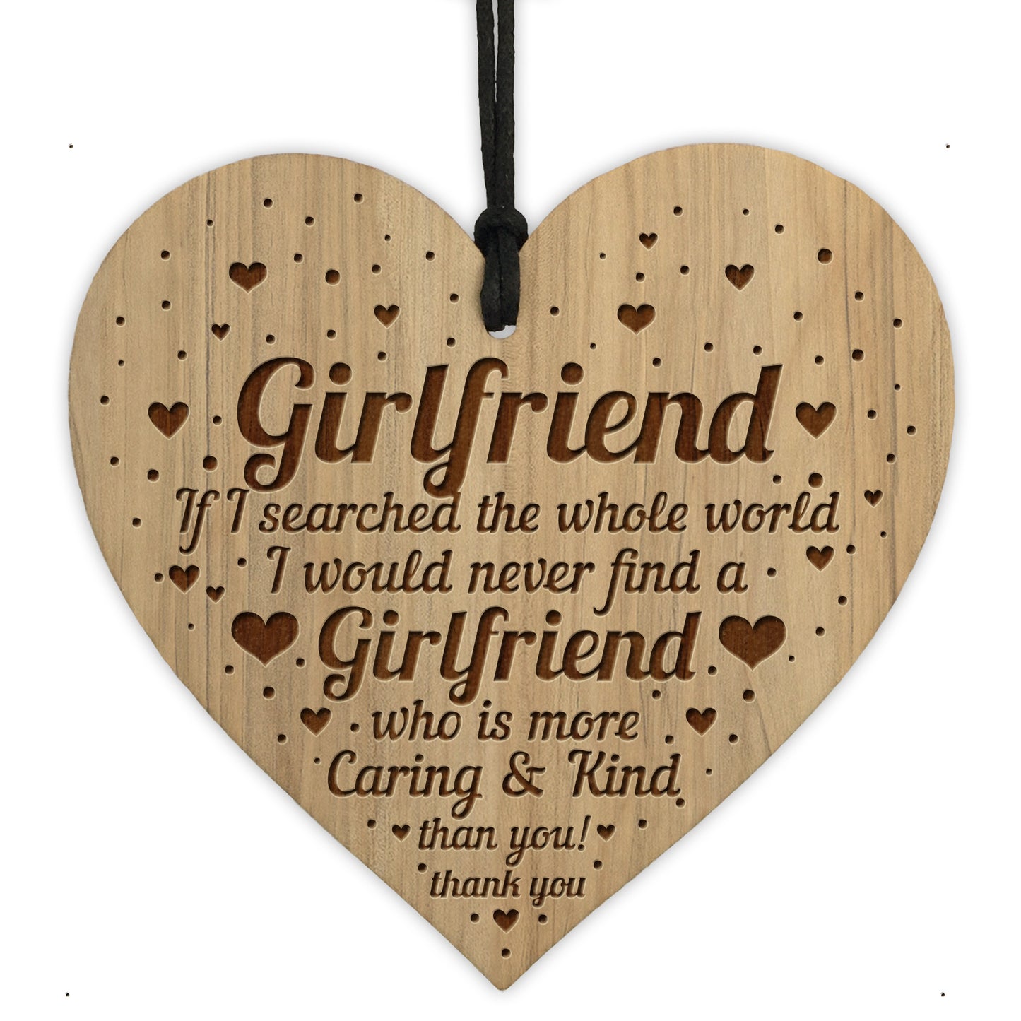 Girlfriend Gifts For Birthday Christmas Engraved Heart