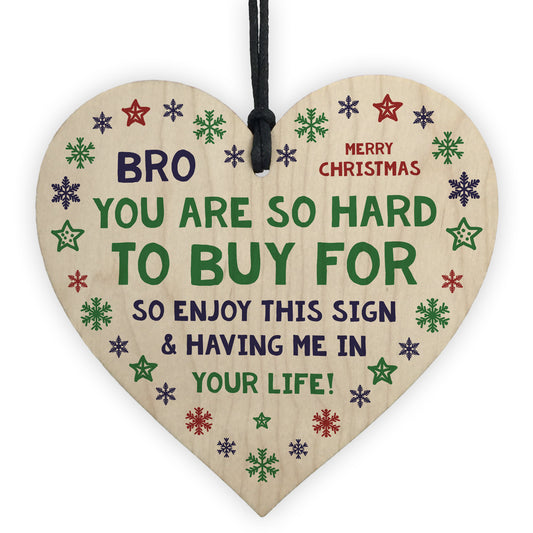 Brother Funny Christmas Gift From Sister Novelty GIft Idea For B