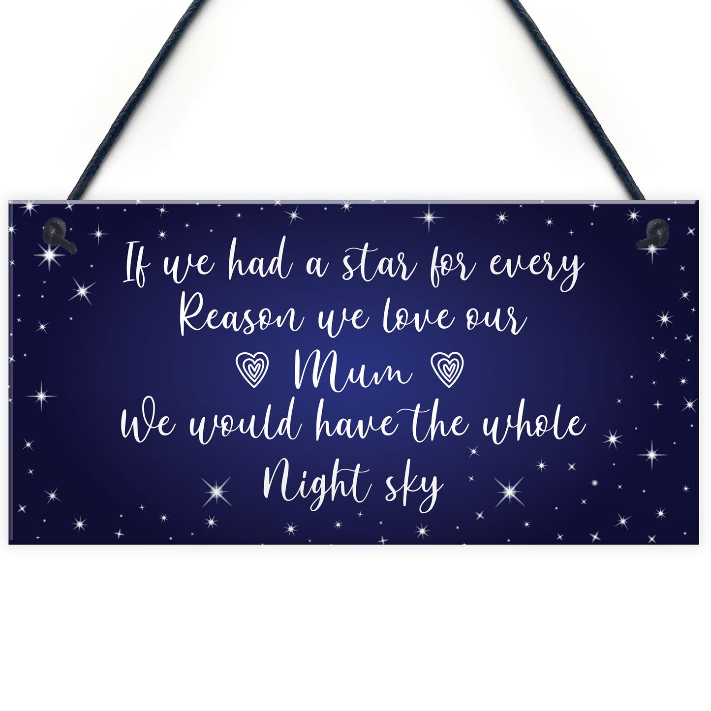 Mum Gift Hanging Plaque Cute Gift For Mum From Daughter Son Gift