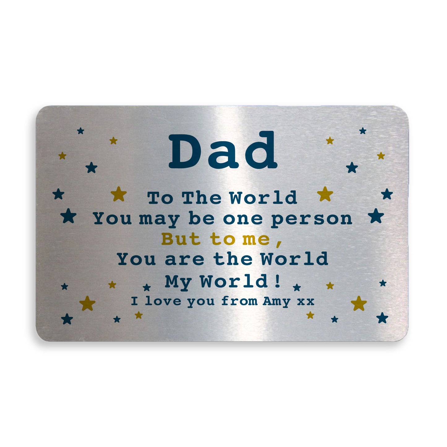 Special Dad Fathers Day Birthday Christmas Gift Personalised