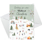 Christmas Cards For Him Her Snowy Scene Christmas Cards