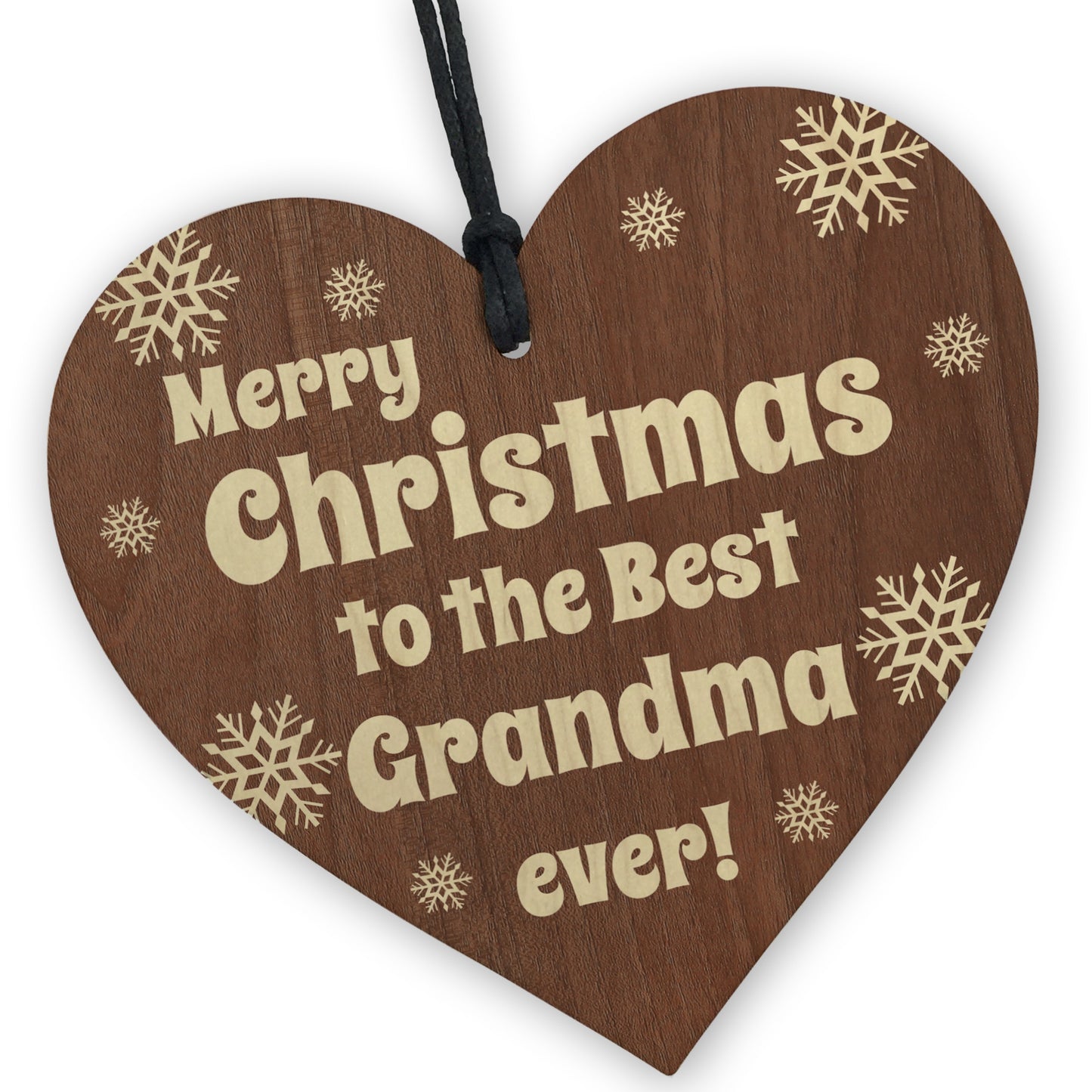 Grandma Christmas Wooden Plaque Gifts From Grandchildren