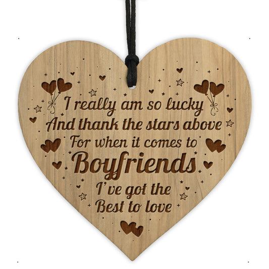Boyfriend Gift Idea Engraved Heart Anniversary Birthday Xmas