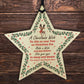 A Christmas Wish Wood Star Christmas Eve Box Stocking Filler
