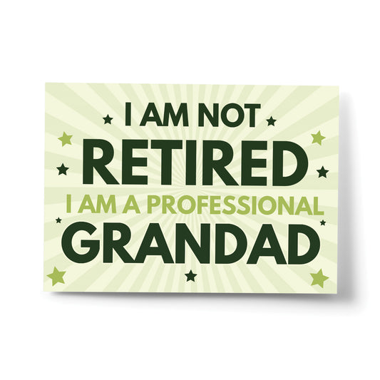 Grandad Birthday Grandad Christmas Gift From Grandchildren Print