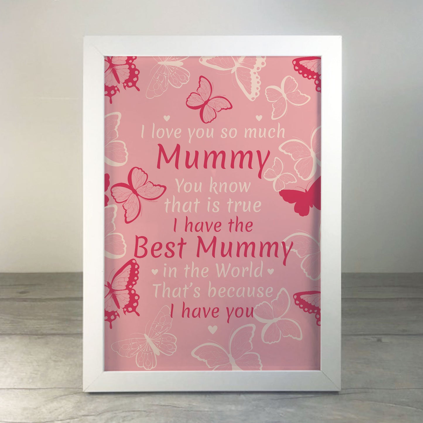 Christmas Birthday Gifts For Mummy From Daughter Son Framed