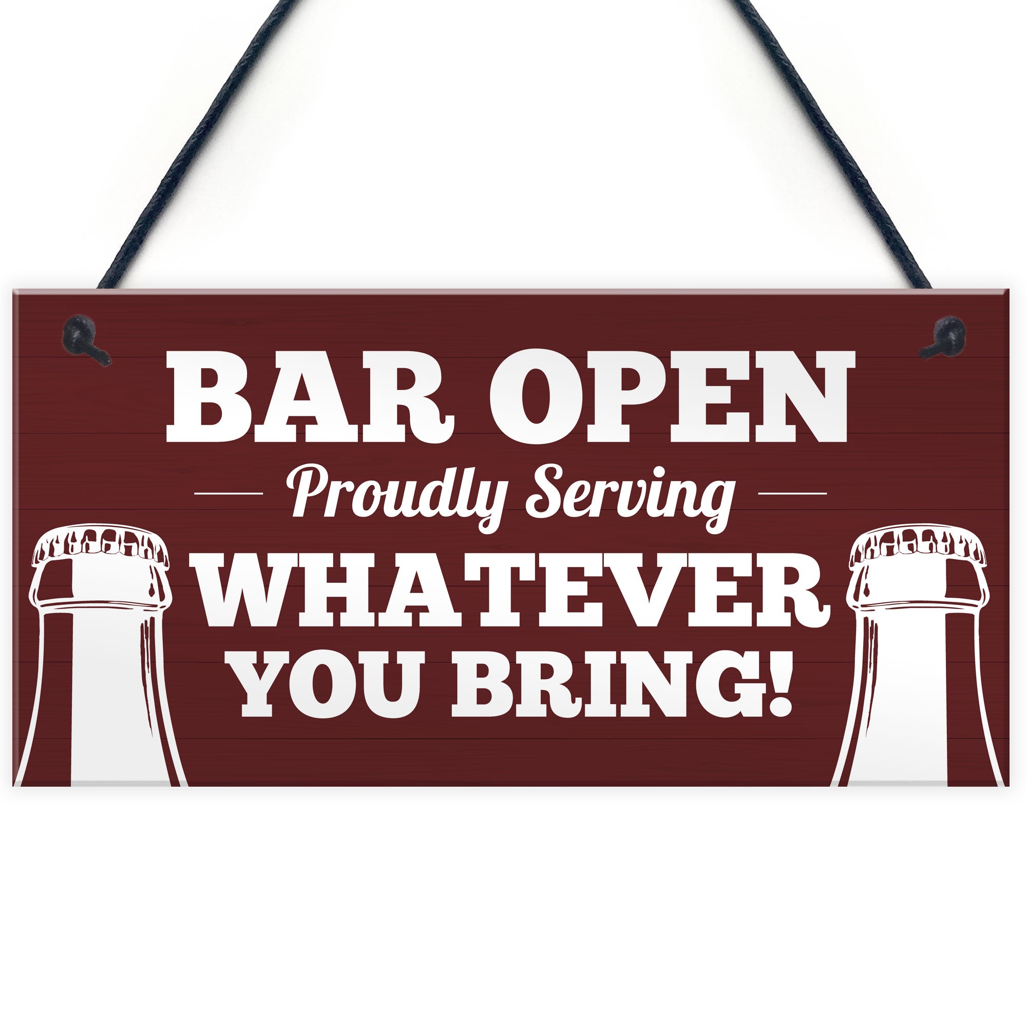 Bar Sign OPEN Sign Bar Sign Funny Man Cave Sign Shed Sign – Red Ocean Gifts