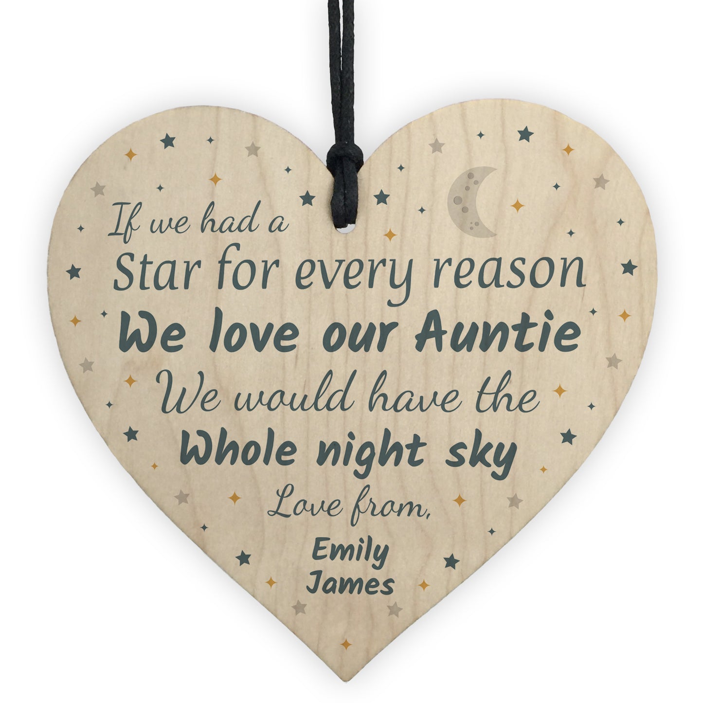 Personalised Gift For Auntie Birthday Christmas Gift From Niece