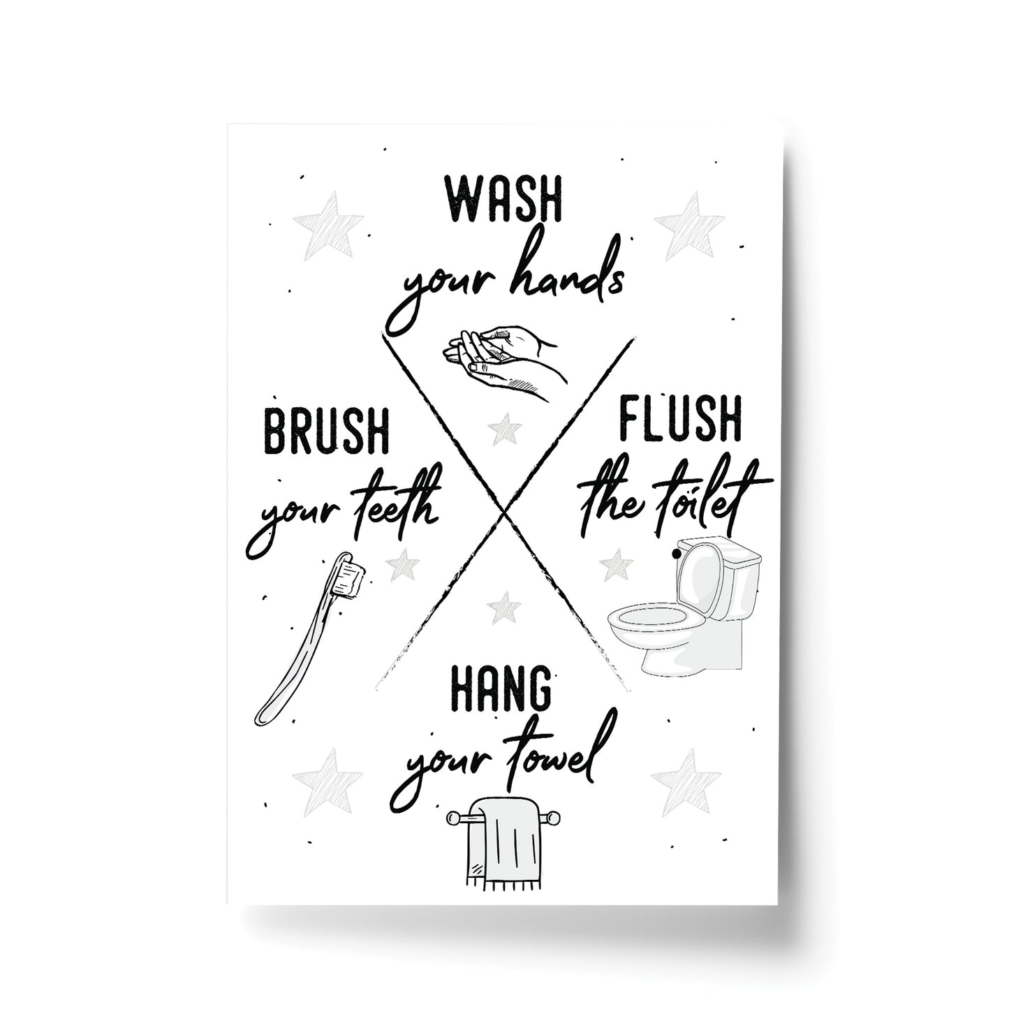 Bathroom Rules Print For Wall Bathroom Prints Funny Bathroom Art