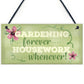 Gardening Forever SummerHouse Sign Garden Shed Mum Nan