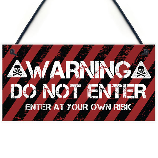 Man Cave Boys Bedroom Garden Shed Door Sign Gift For Men Dad Son