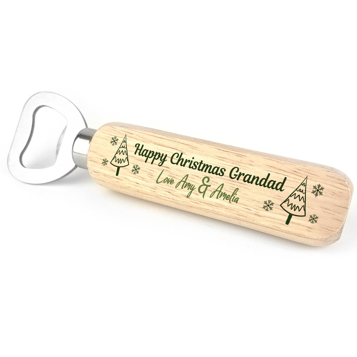 Happy Xmas Gift For Grandad PERSONALISED Bottle Opener