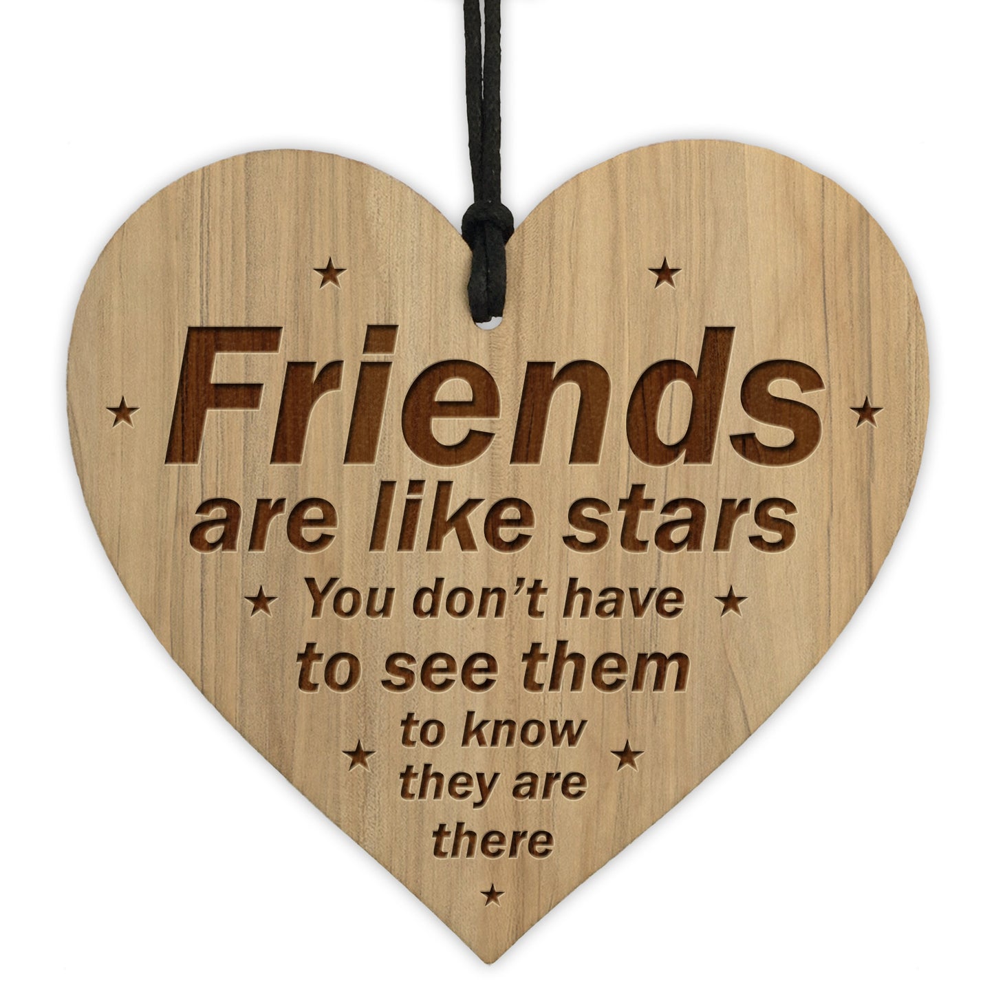 Friendship Heart Engraved Plaque Best Friend Sister Birthday