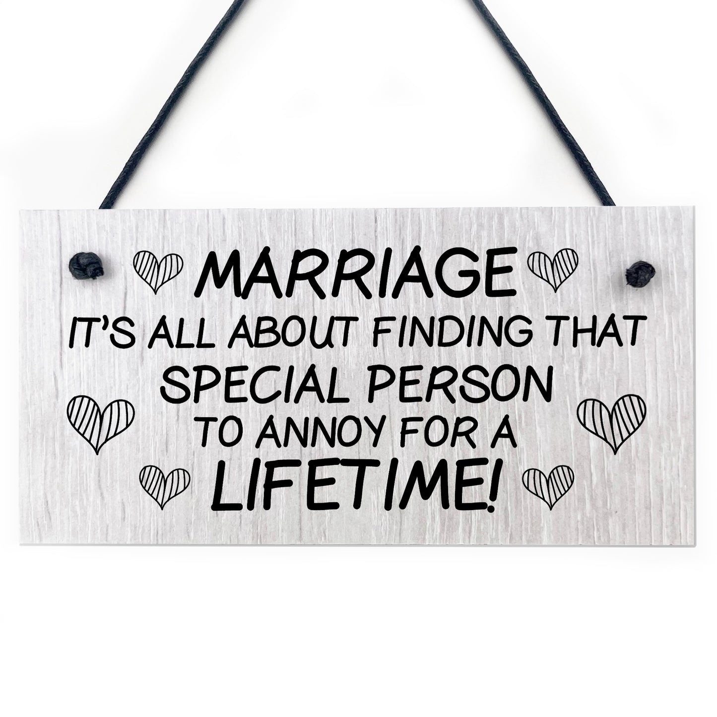 Funny Anniversary Gift For Him Her Wooden Sign Husband Wife Gift