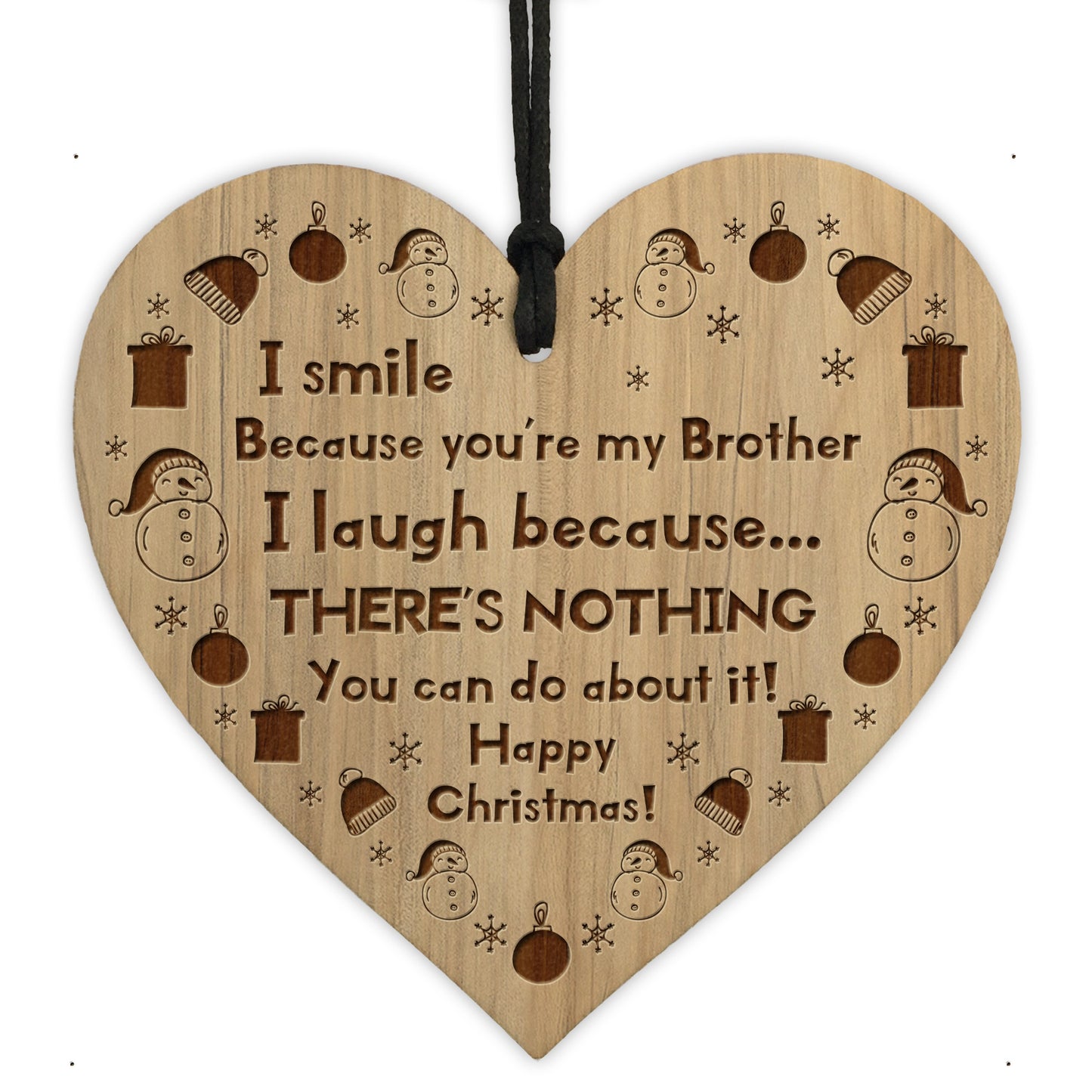 Joke Brother Gifts Funny Christmas Gift For Brother Engraved