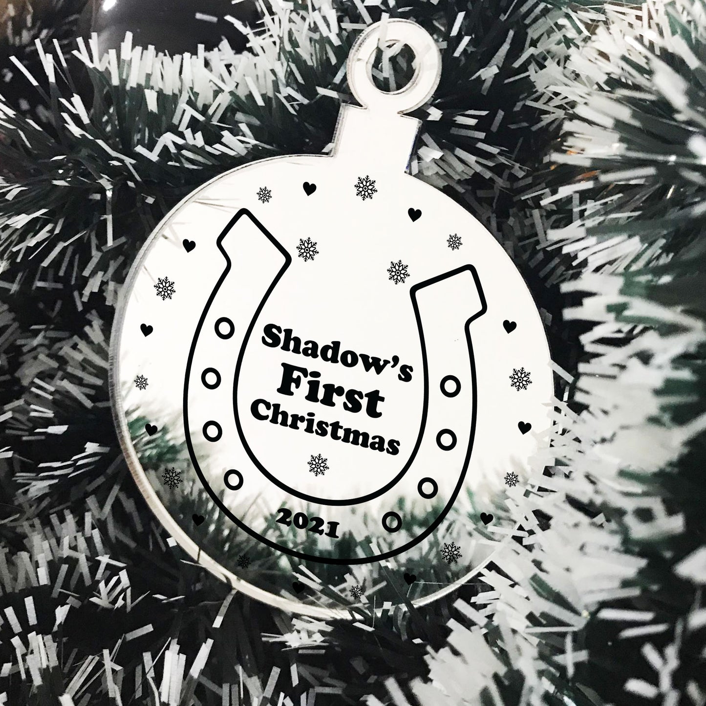 Horse 1st Christmas Decoration Personalised Horse Lover Gift