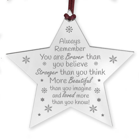 Braver Stronger Beautiful Sign Gift For Best Friend Birthday