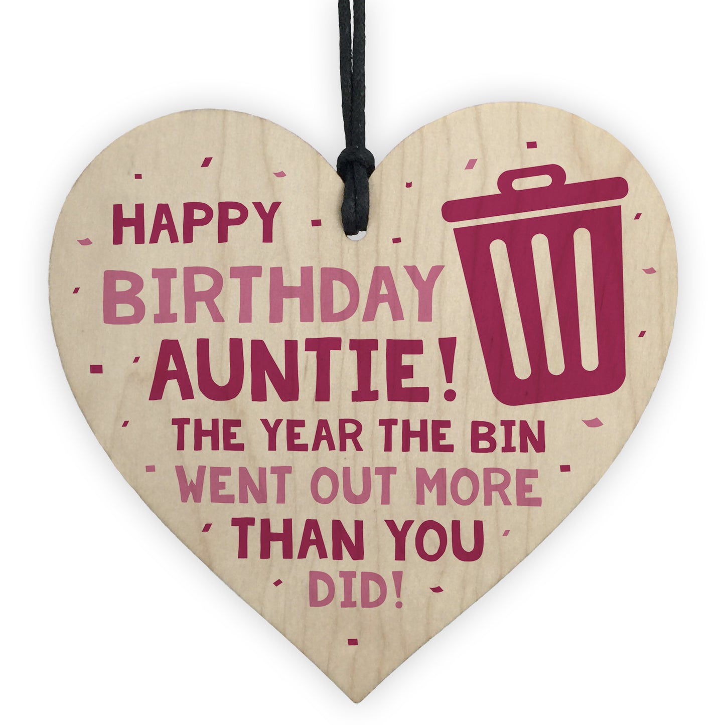 Funny Lockdown Birthday Gift For Auntie Heart From Niece Nephew