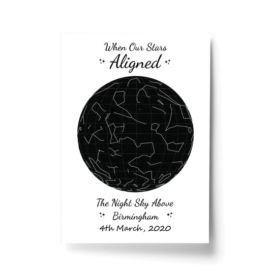 Anniversary Wedding Gift For Husband Star Print Gift For Him