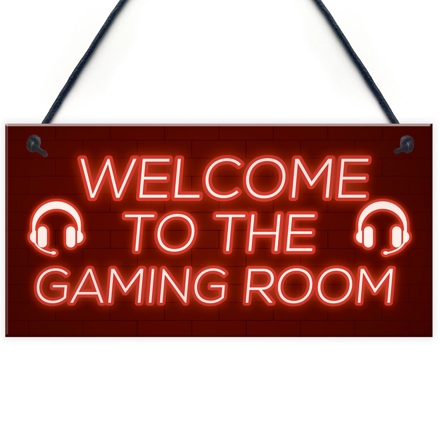 Gaming Room Sign Welcome Sign For Man Cave Boys Bedroom Gift
