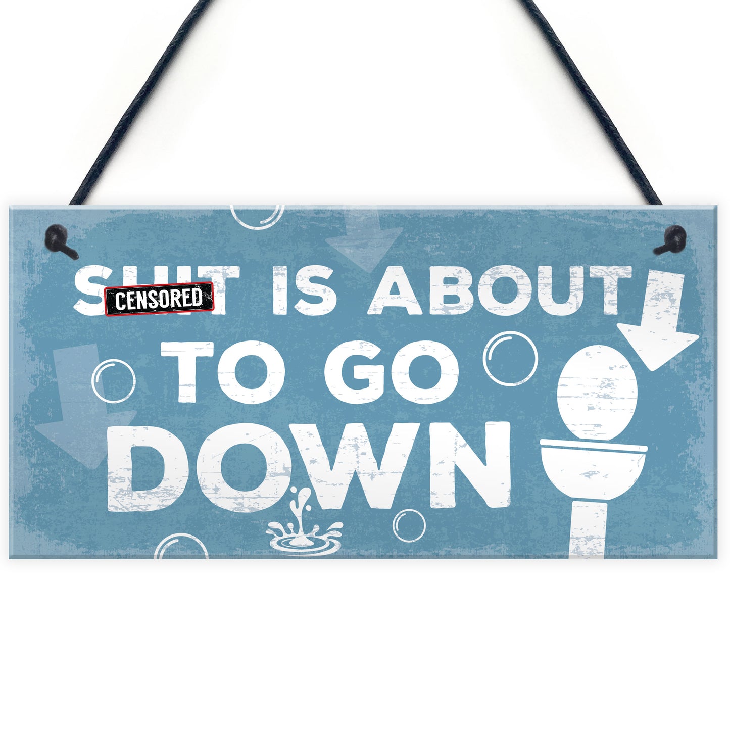 Funny Nautical Bathroom Toilet Loo Wall Plaque Humourous Gift