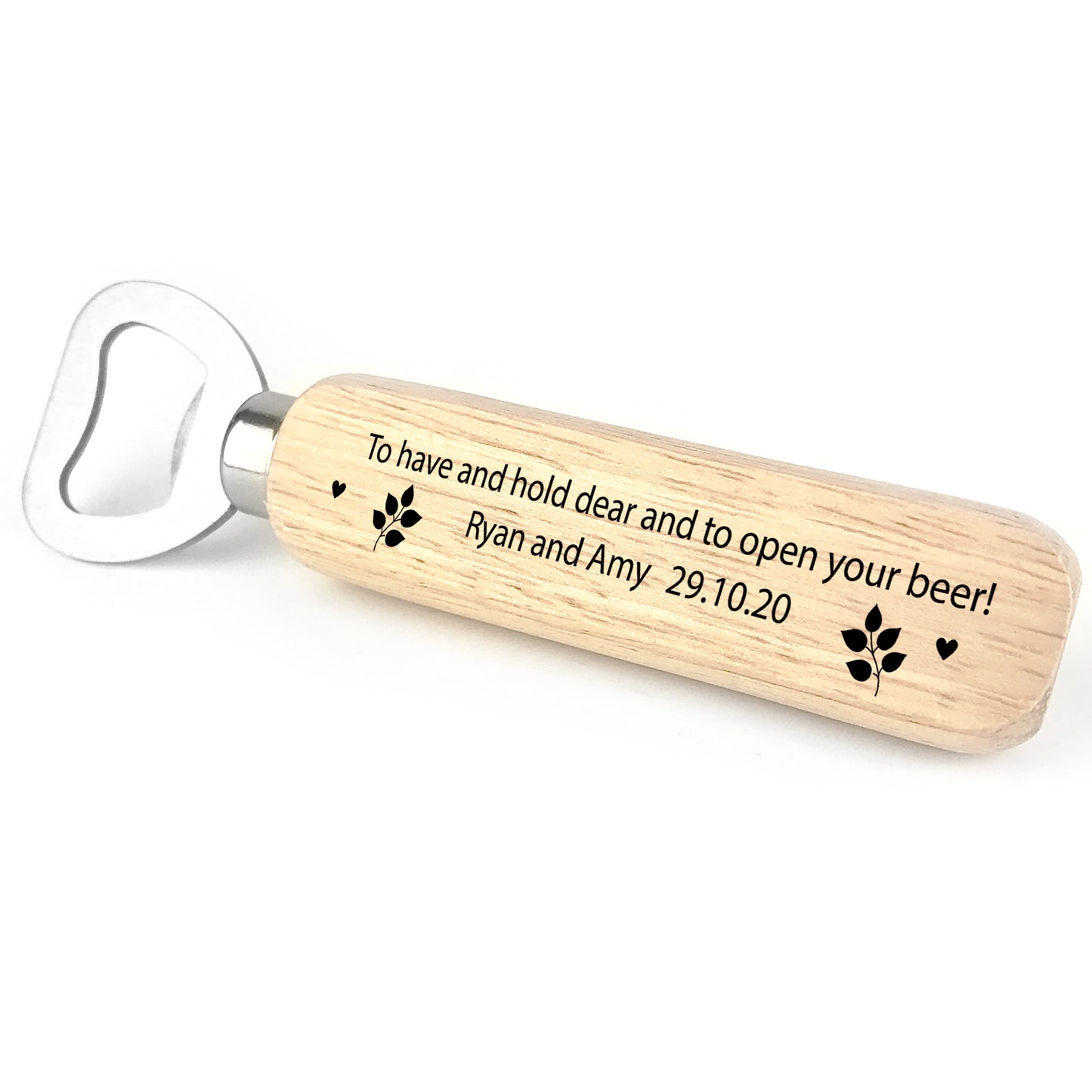 Personalised Wedding Favour Gifts For Friends Bottle Opener
