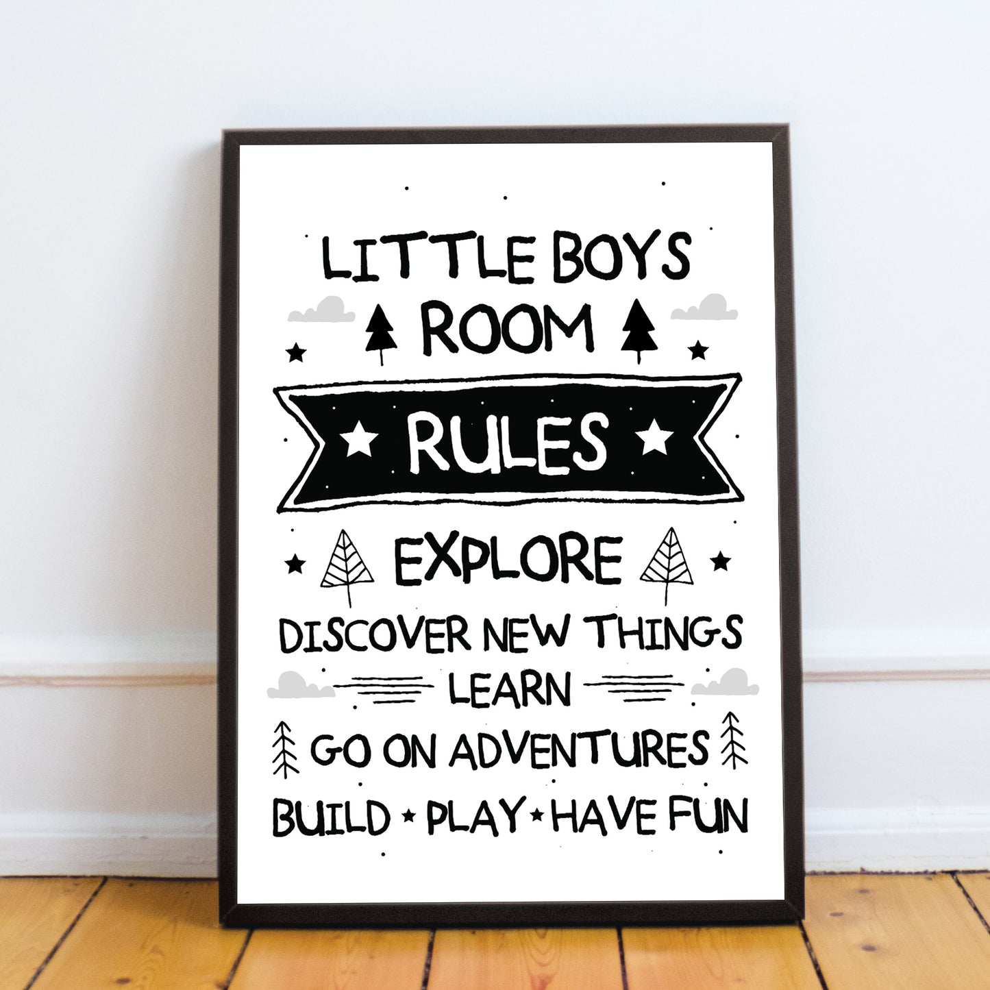 Little Bos Bedroom Sign Boys Bedroom Wall Art Boys Nursery Decor