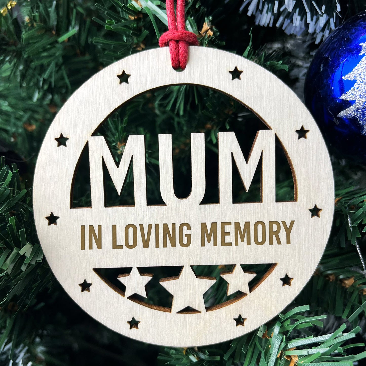 Mum Memorial Christmas Tree Bauble Rememberance Decoration