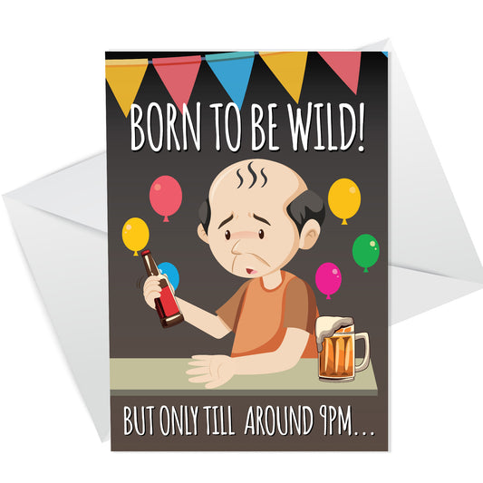 FUNNY Card For Him Her 40th 50th 60th Birthday Card For Men