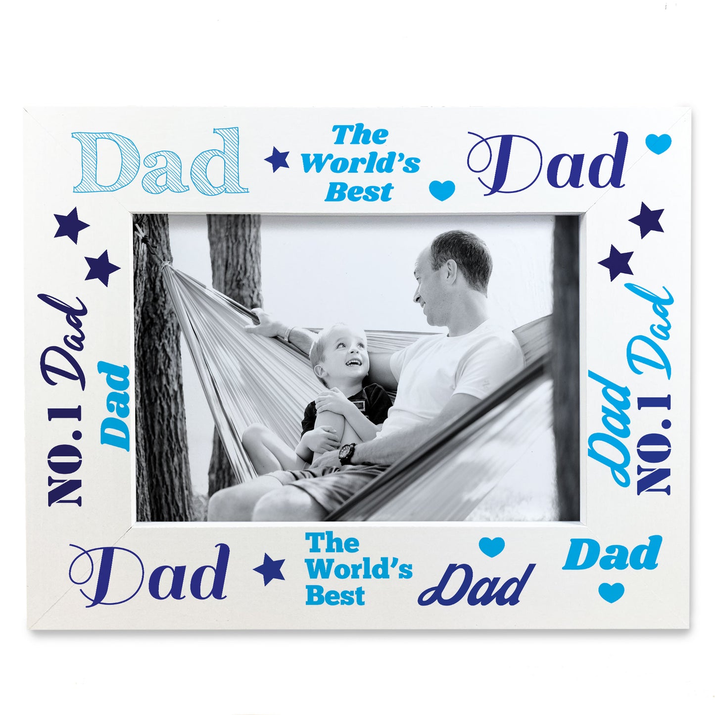Photo Picture Frame For Dad Fathers Day Gift From Daughter Son