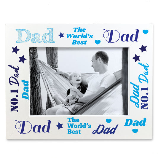 Photo Picture Frame For Dad Fathers Day Gift From Daughter Son
