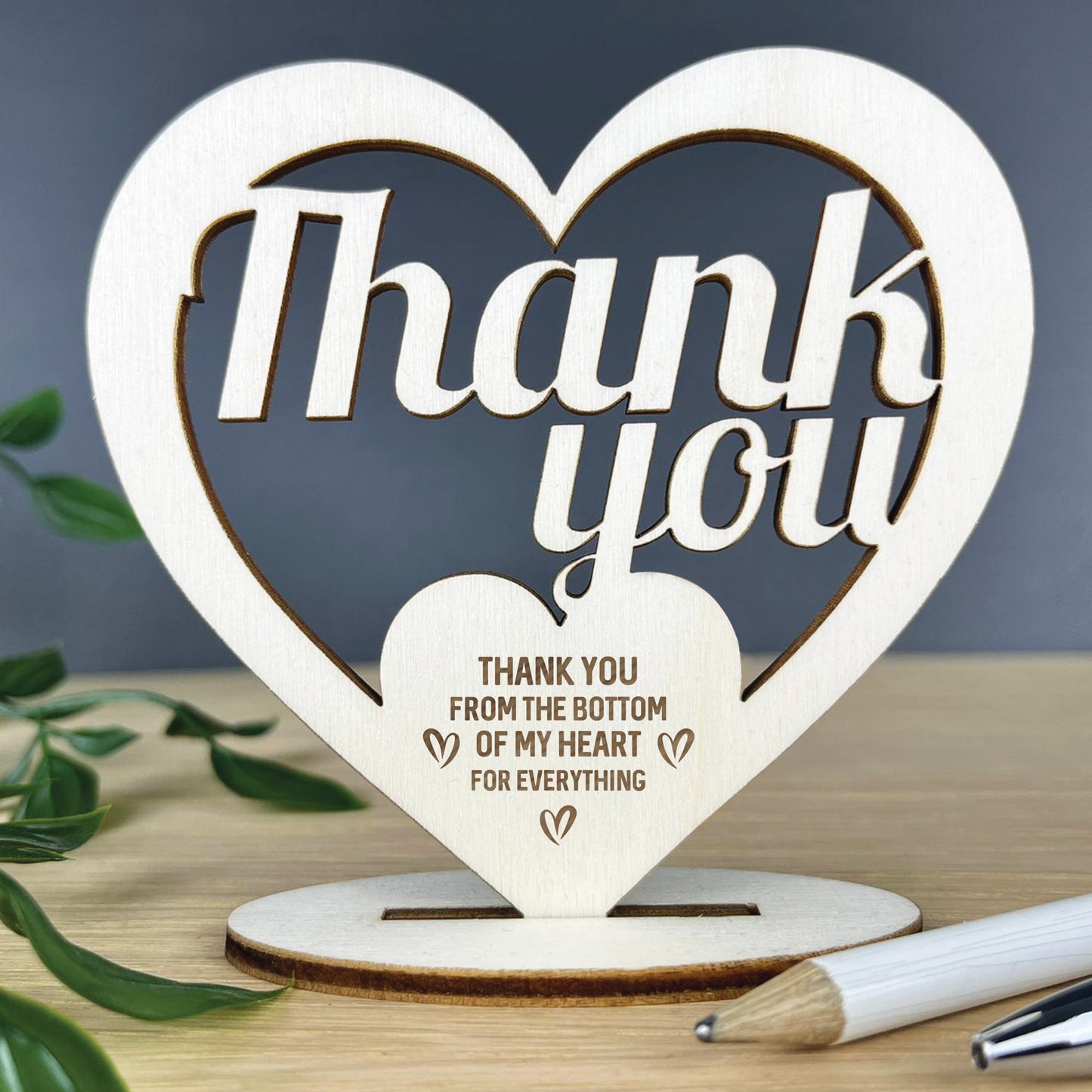 Thank You Gifts For Him Her Wood Engraved Plaque Gift For Friend