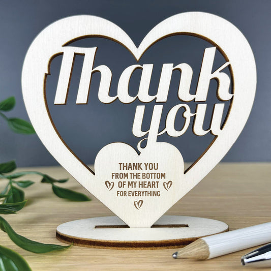 Thank You Gifts For Him Her Wood Engraved Plaque Gift For Friend