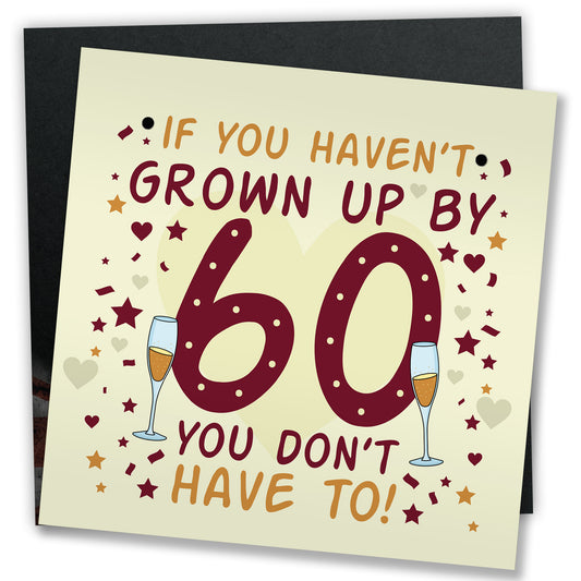 Funny 60th Birthday Card 60th Birthday Presents For Women / Men