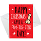 Funny Humourous Christmas Card For Friend Funny Card For Him Her