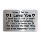 I LOVE YOU Gift For Anniversary Valentines Boyfriend Girlfriend