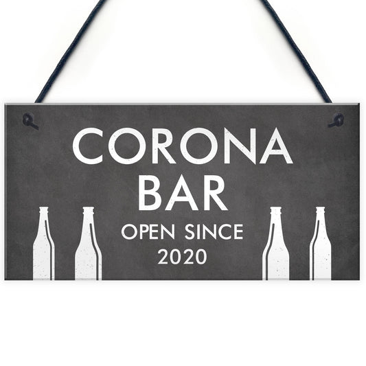 Shabby Chic CORONA BAR Personalised Home Bar Man Cave Sign