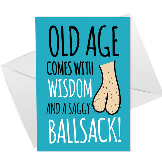 Funny Rude Birthday Card For Him Cheeky Humour Card For Men Dad