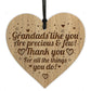 Grandad Engraved Heart Birthday Christmas Gift For Grandad