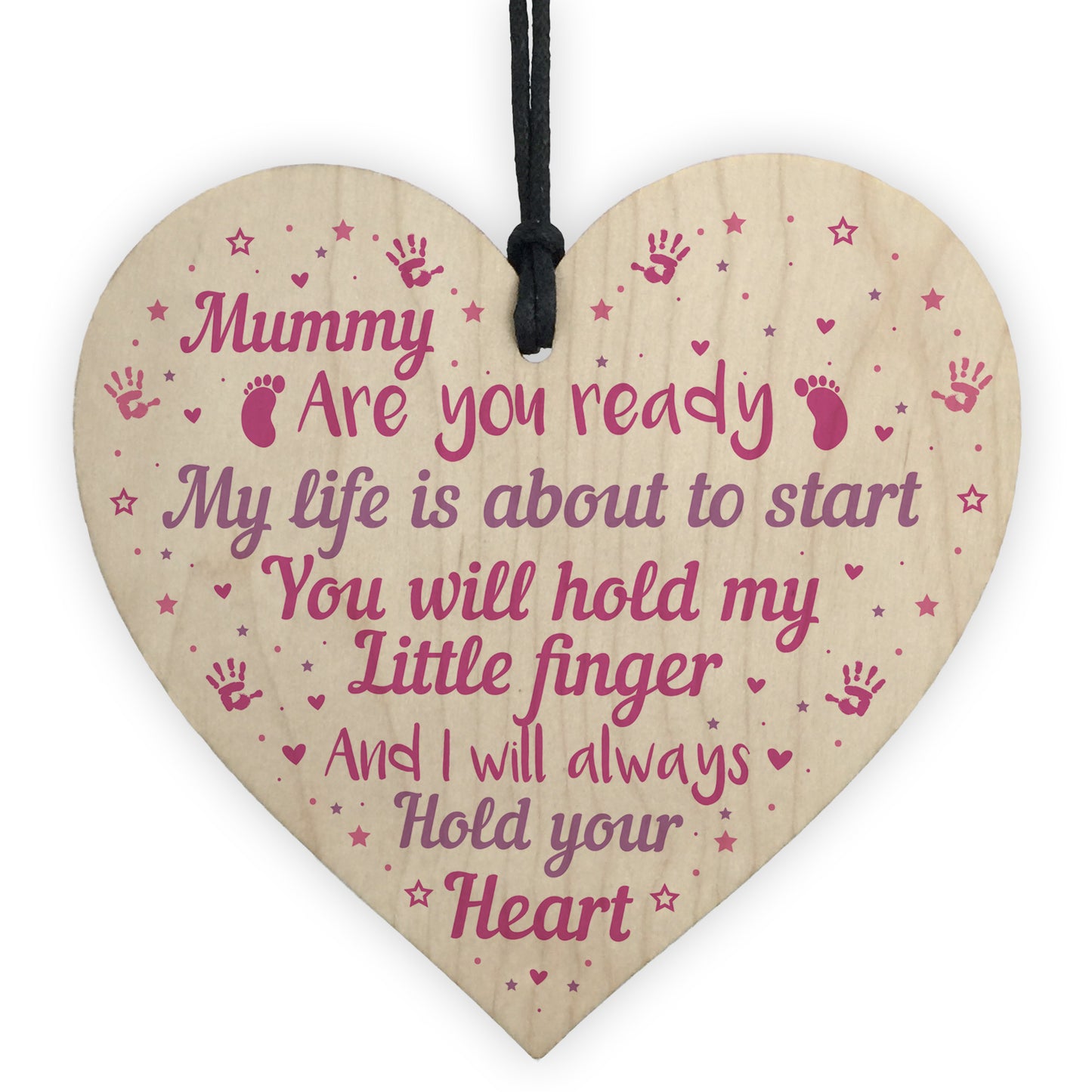 Mummy To Be Baby Shower Gift Heart New Baby Gift Plaque