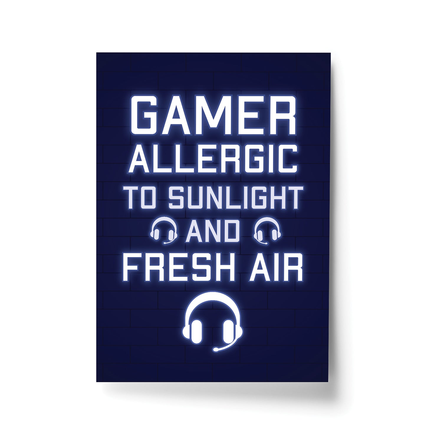 Gamer Funny Games Room Print Christmas Birthday Gift For Son