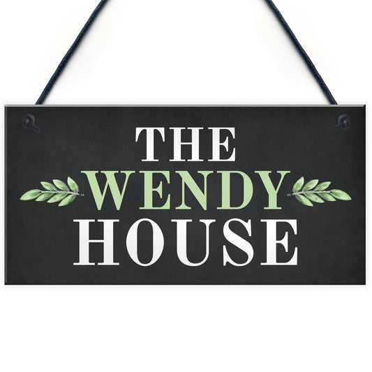 The Wendy House Hanging Summer House Garden Shed Decor Sign