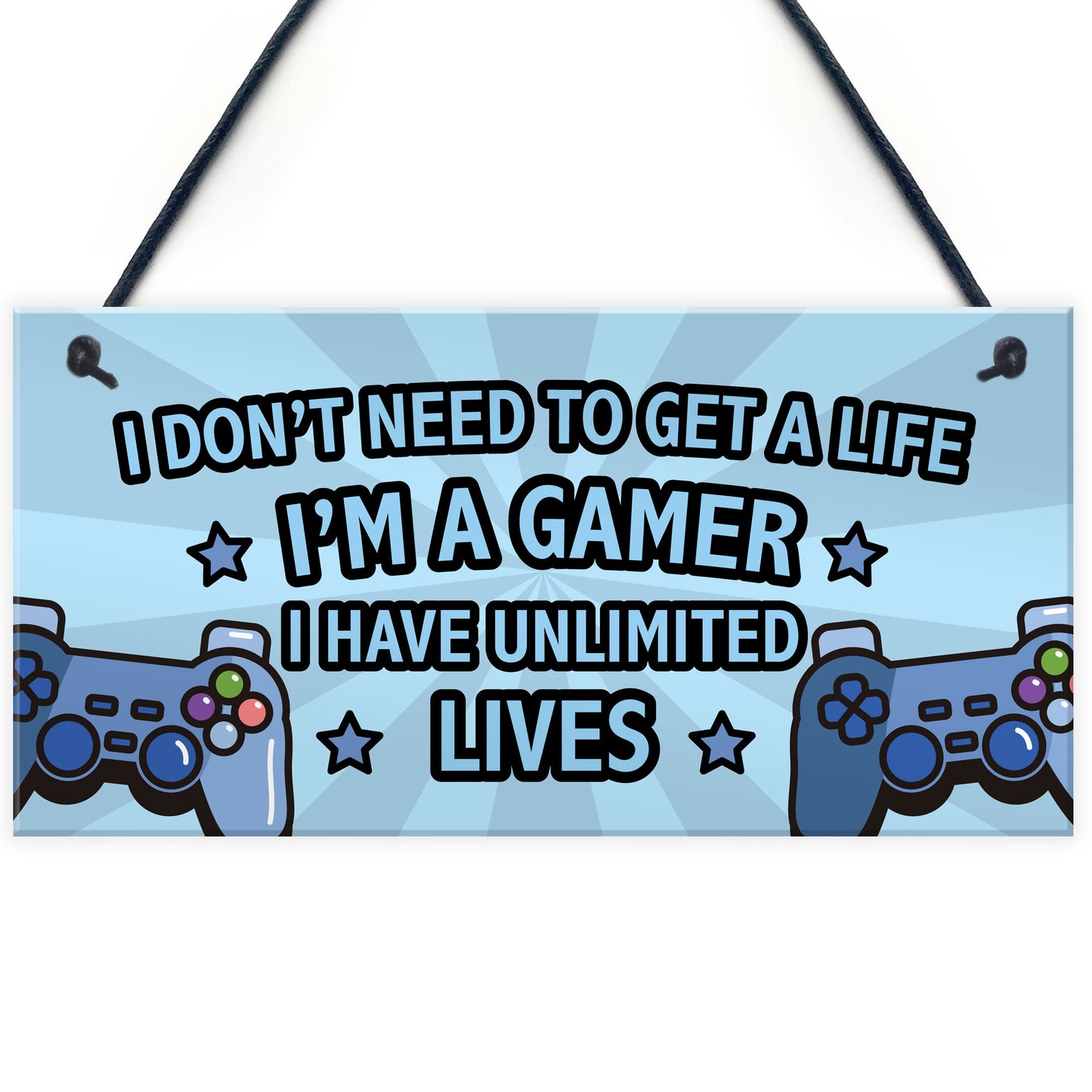 Gaming Sign Retro Gaming Gift For Boys Bedroom Man Cave Gift