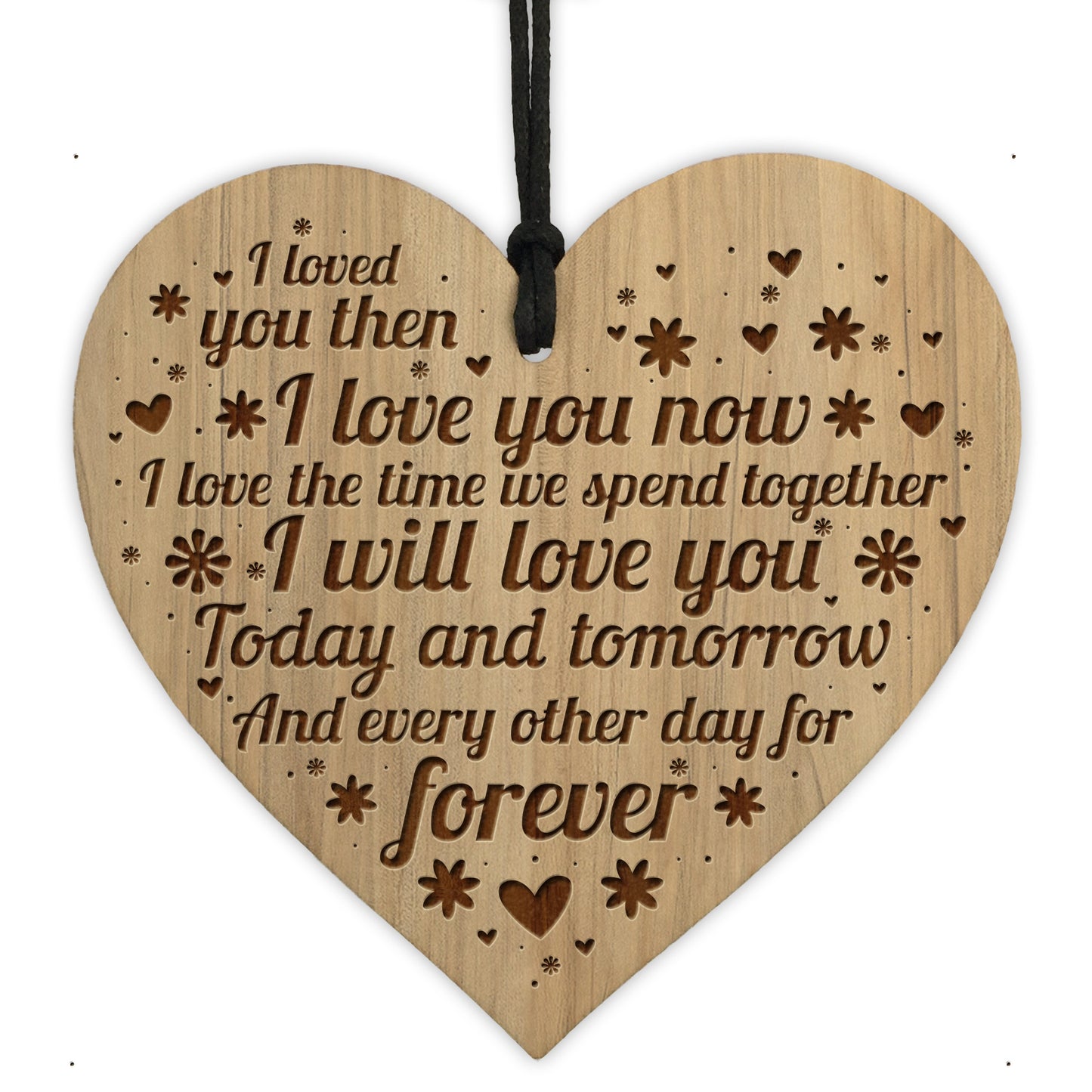 Gift For Her Girlfriend Wife Gift Engraved Heart Gift For Him