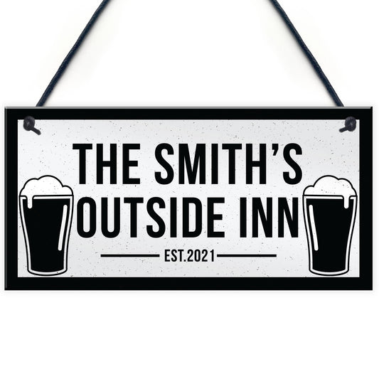 Home Bar Personalised Sign Novelty Garden Sign Man Cave Beer